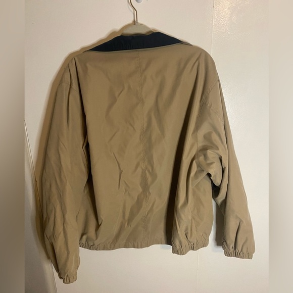 Men’s London Fog Lightweight Tan/Blue Jacket Size XL - Picture 6 of 8